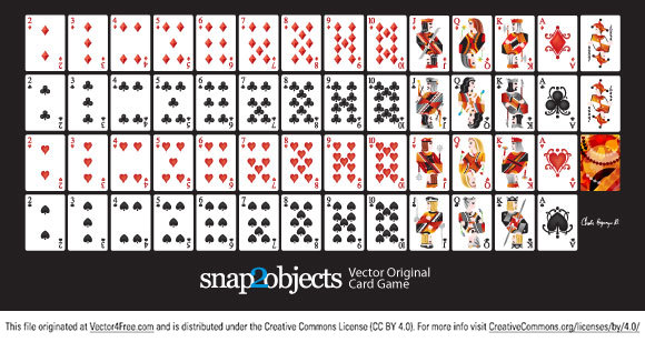 free vector playing cards deck