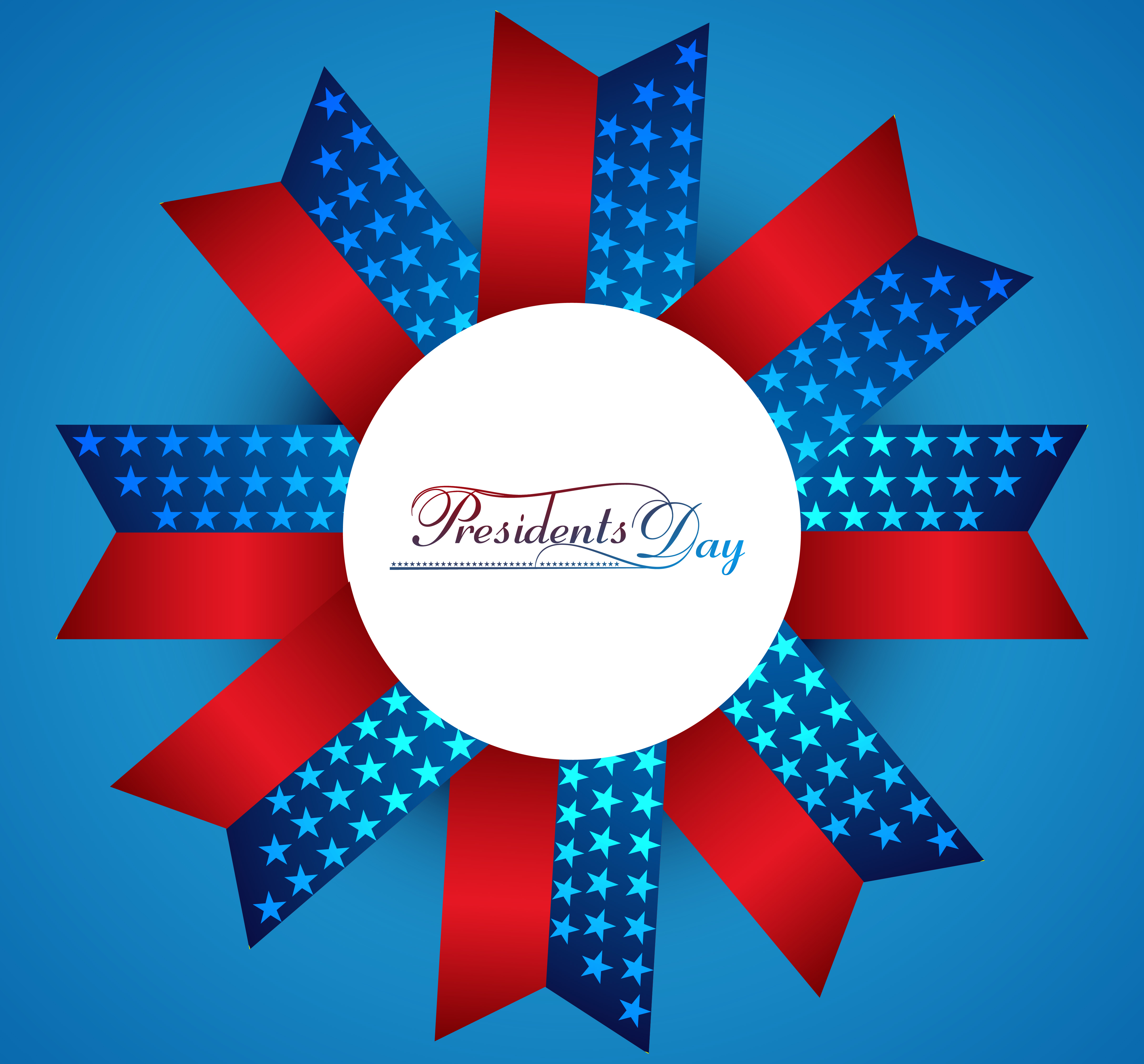 presidents day background united states stars illustration vector