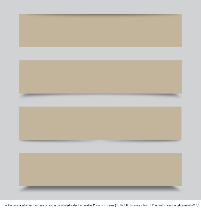 simple beige banner vectors