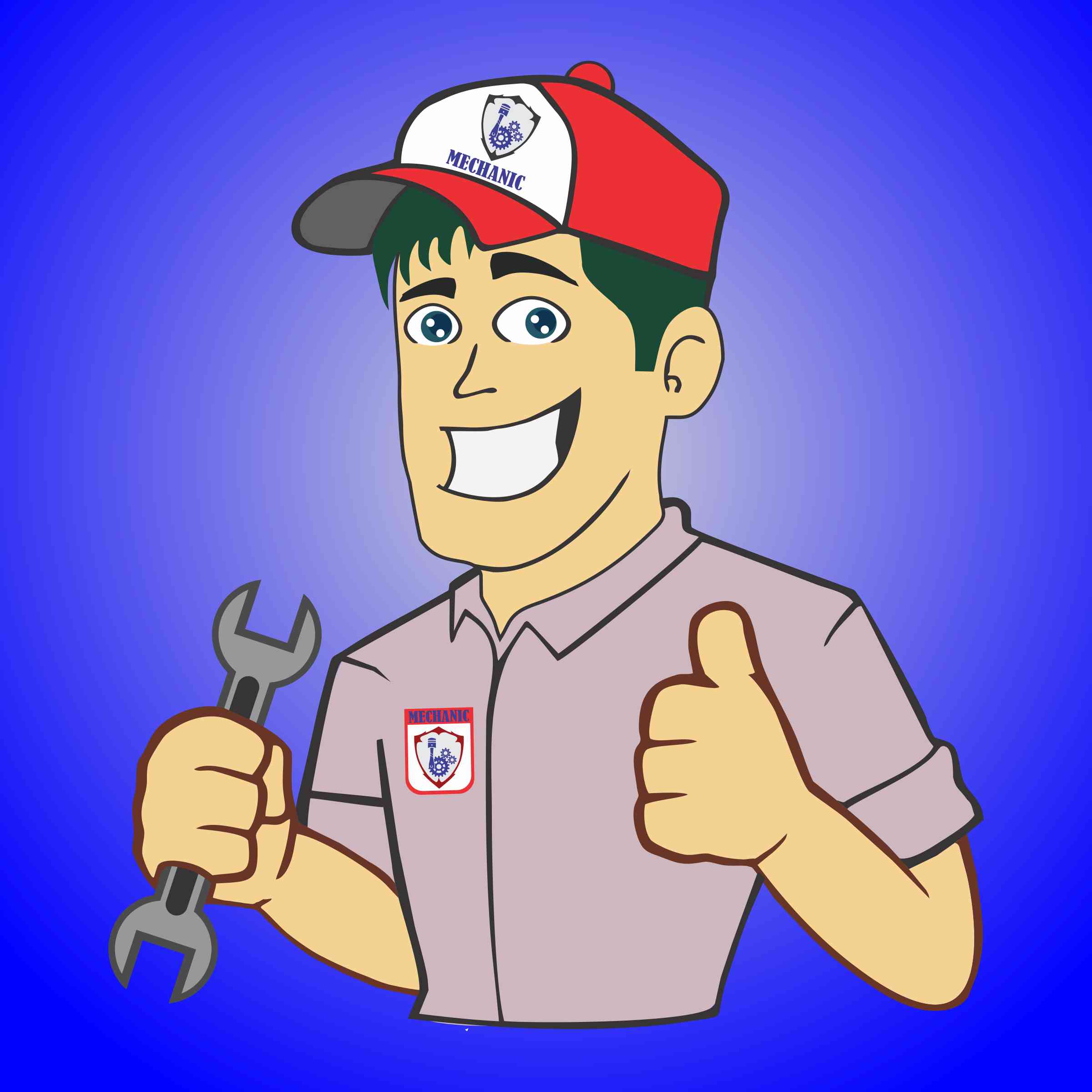 mechanic boy logo for free by official shahg abid ali shah