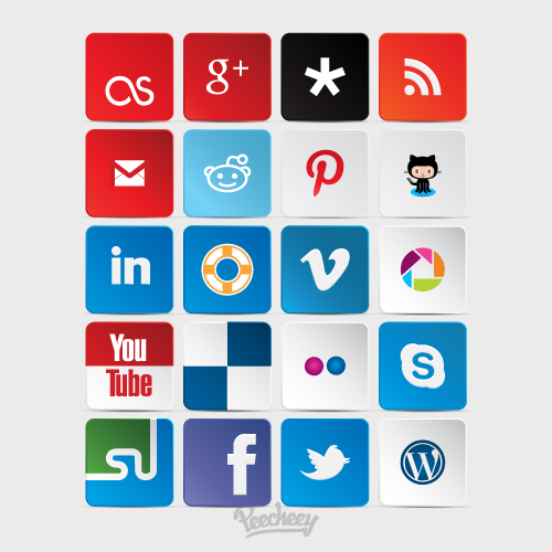 social media icons