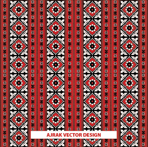 ajrak pattern sindhi