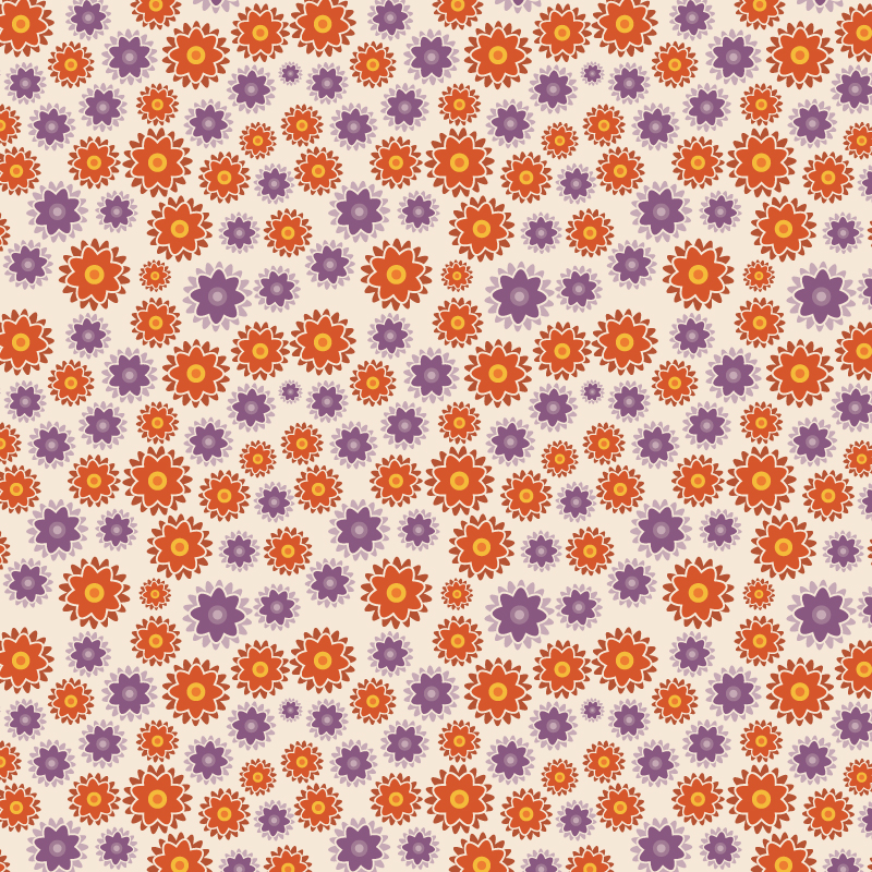 simple flower pattern