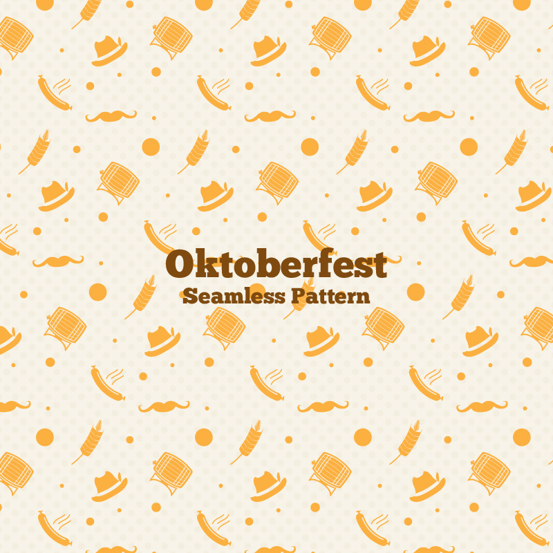 oktoberfest seamless pattern