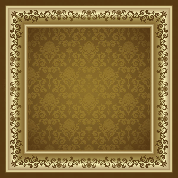 retro frame vector