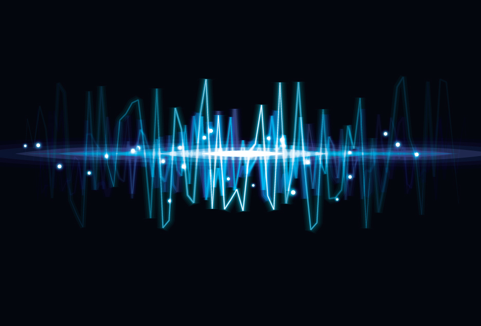 dynamic audio waves 04 vector