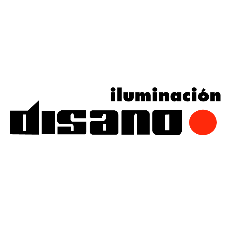 logo disano iluminacion vector