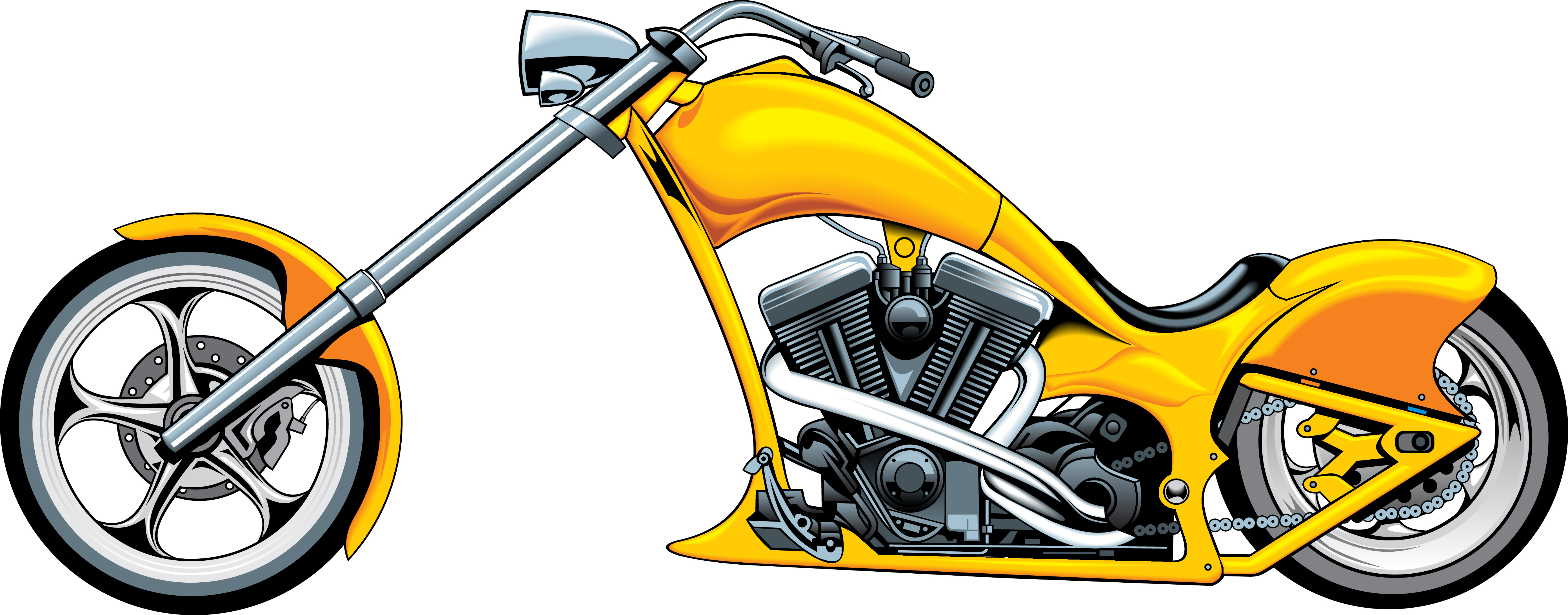 various luxury motorbike vector