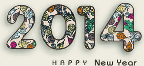 creative14 new year design vector graphic