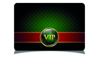 luxurious vip cards vector