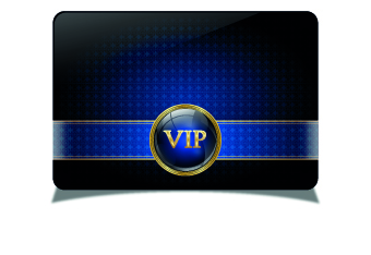 luxurious vip cards vector