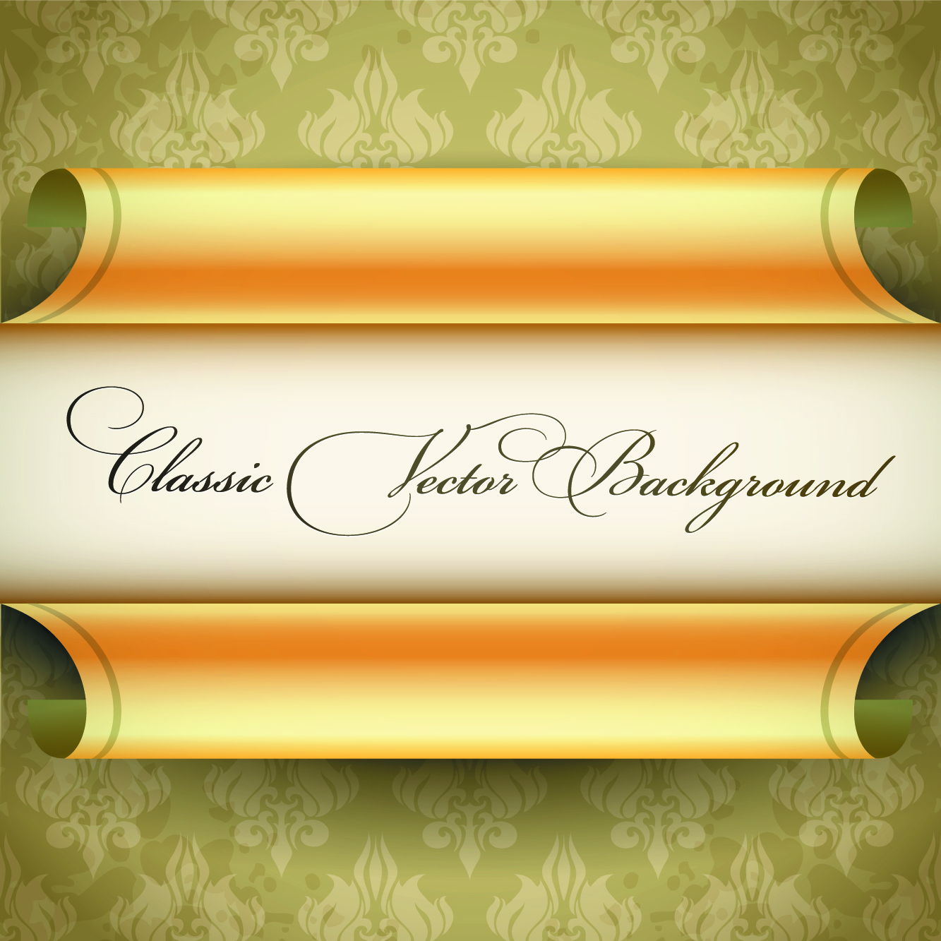 decorative background template classic pattern 3d symmetric roll