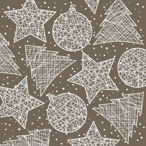 xmas background template messy decor flat geometric elements