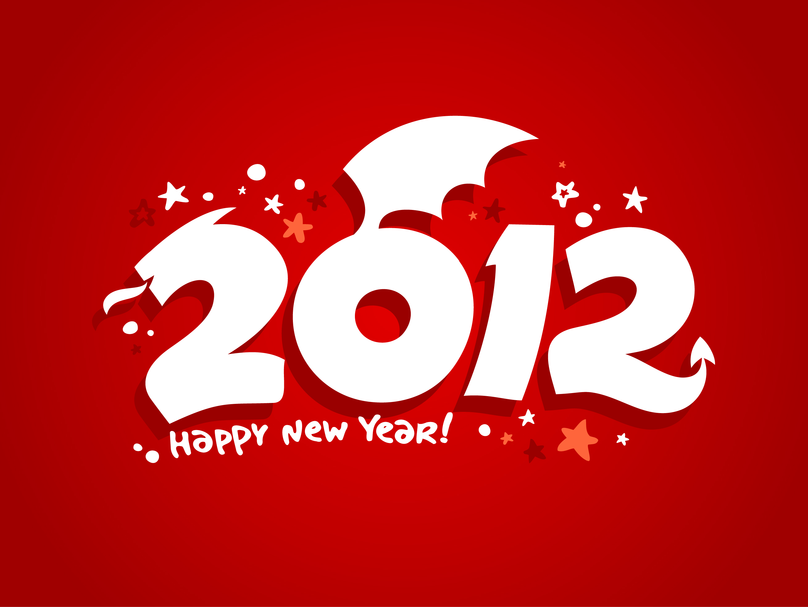 new year banner template red white figure dragon