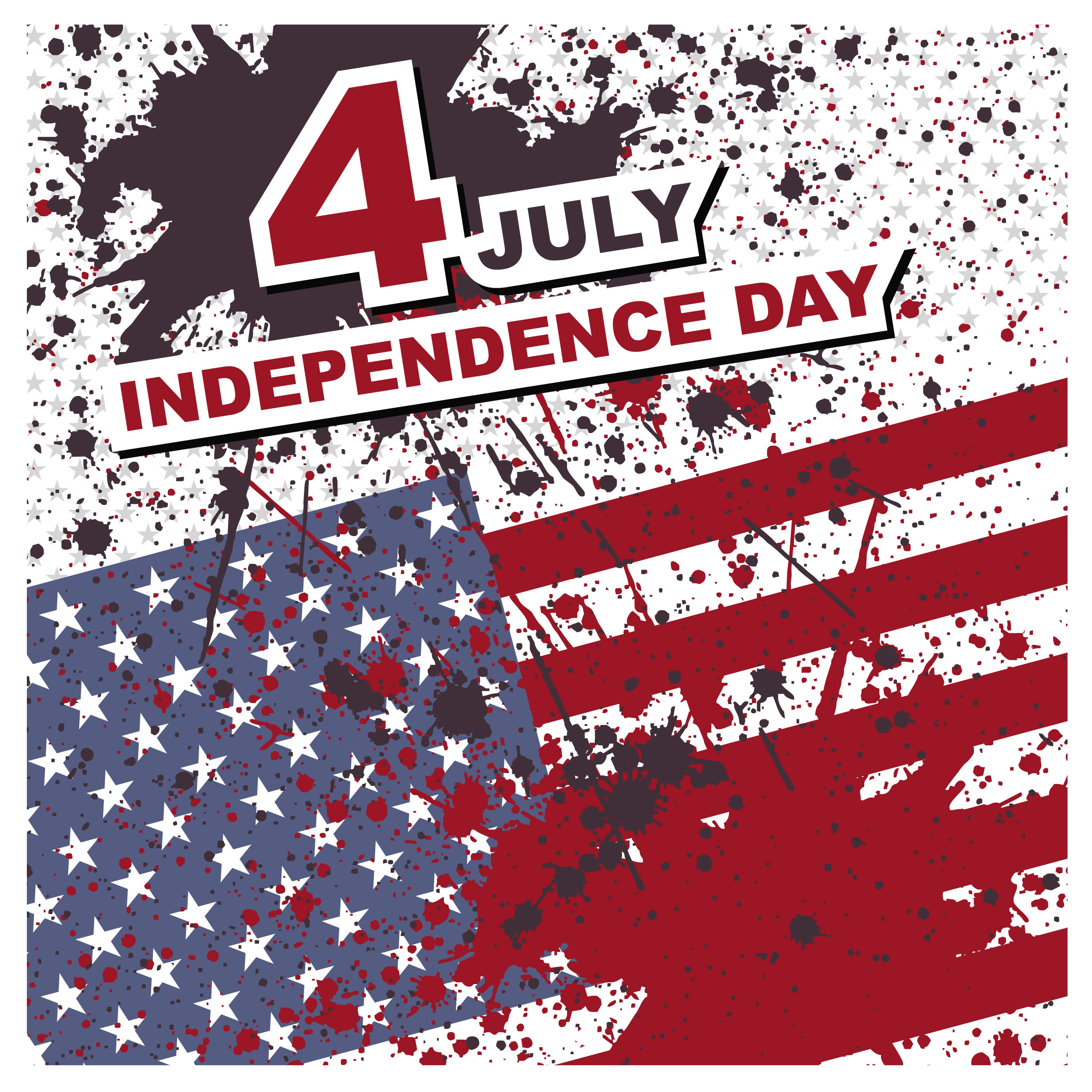 usa independence day poster grunge flag decor