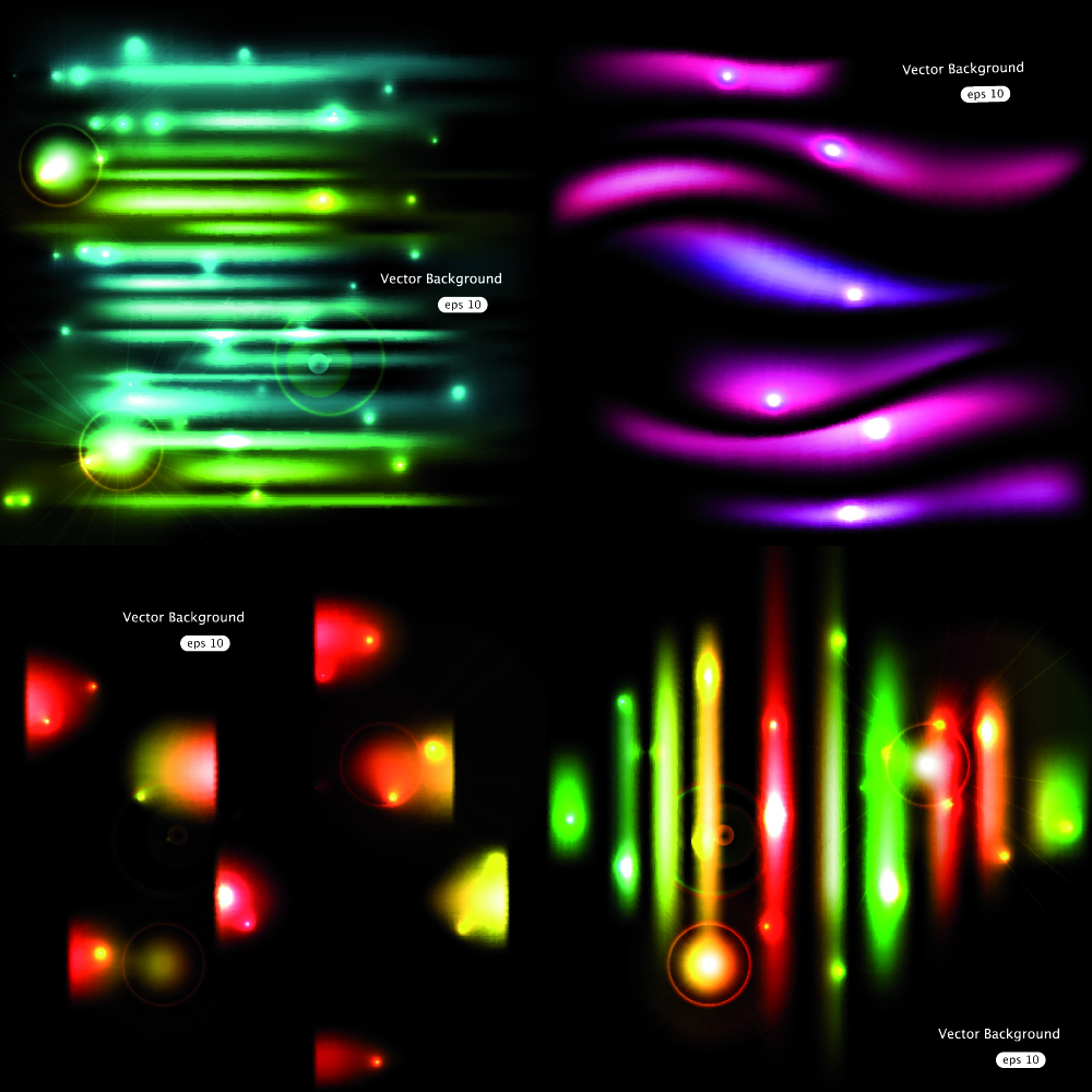 light effect decor templates modern blurred dynamic