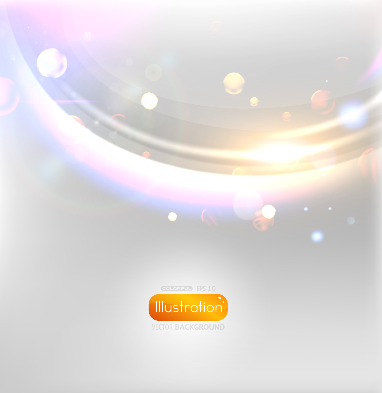 light effect background template modern dynamic sparkling bokeh