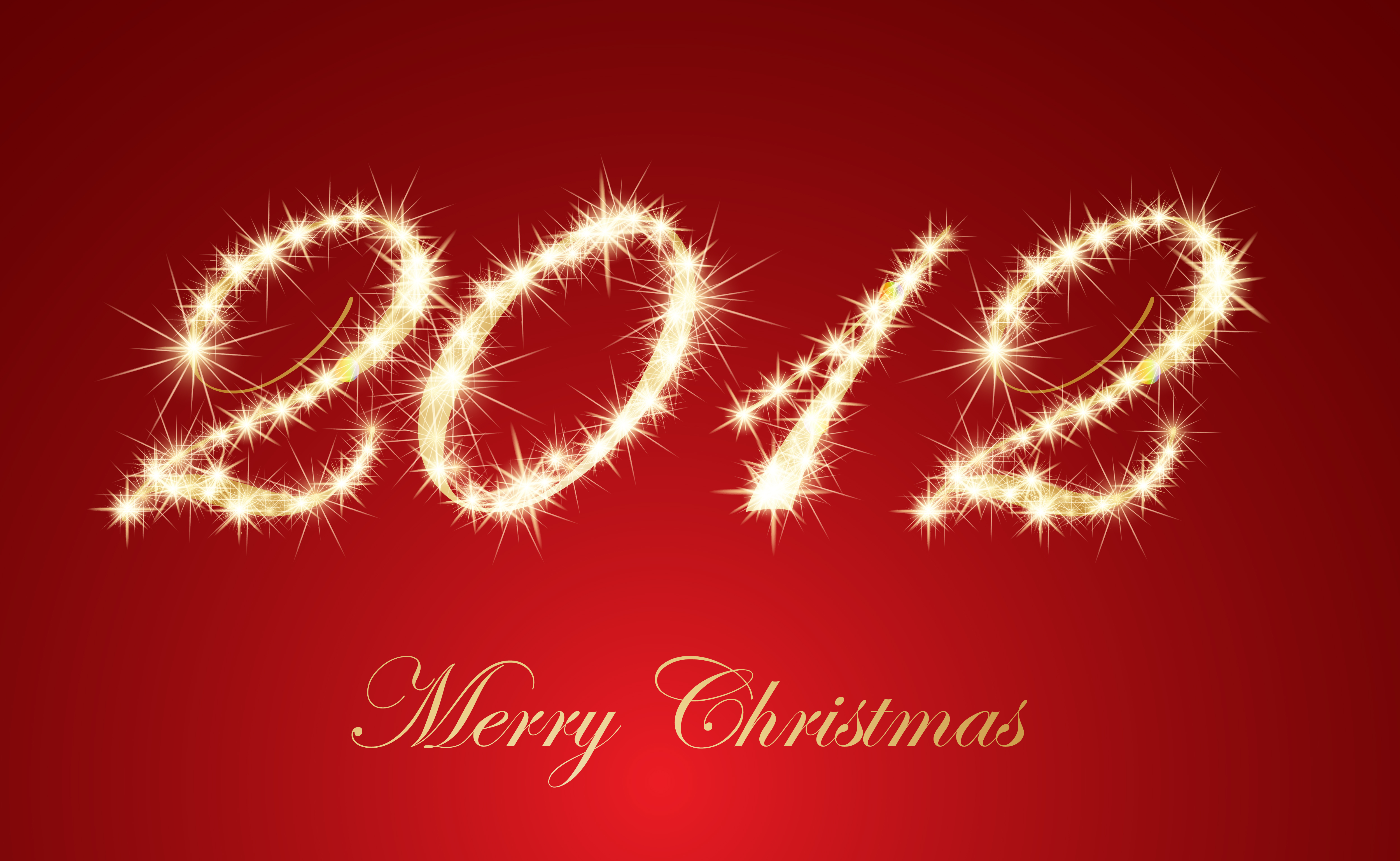 2012 christmas banner template sparkling fire numbers sketch