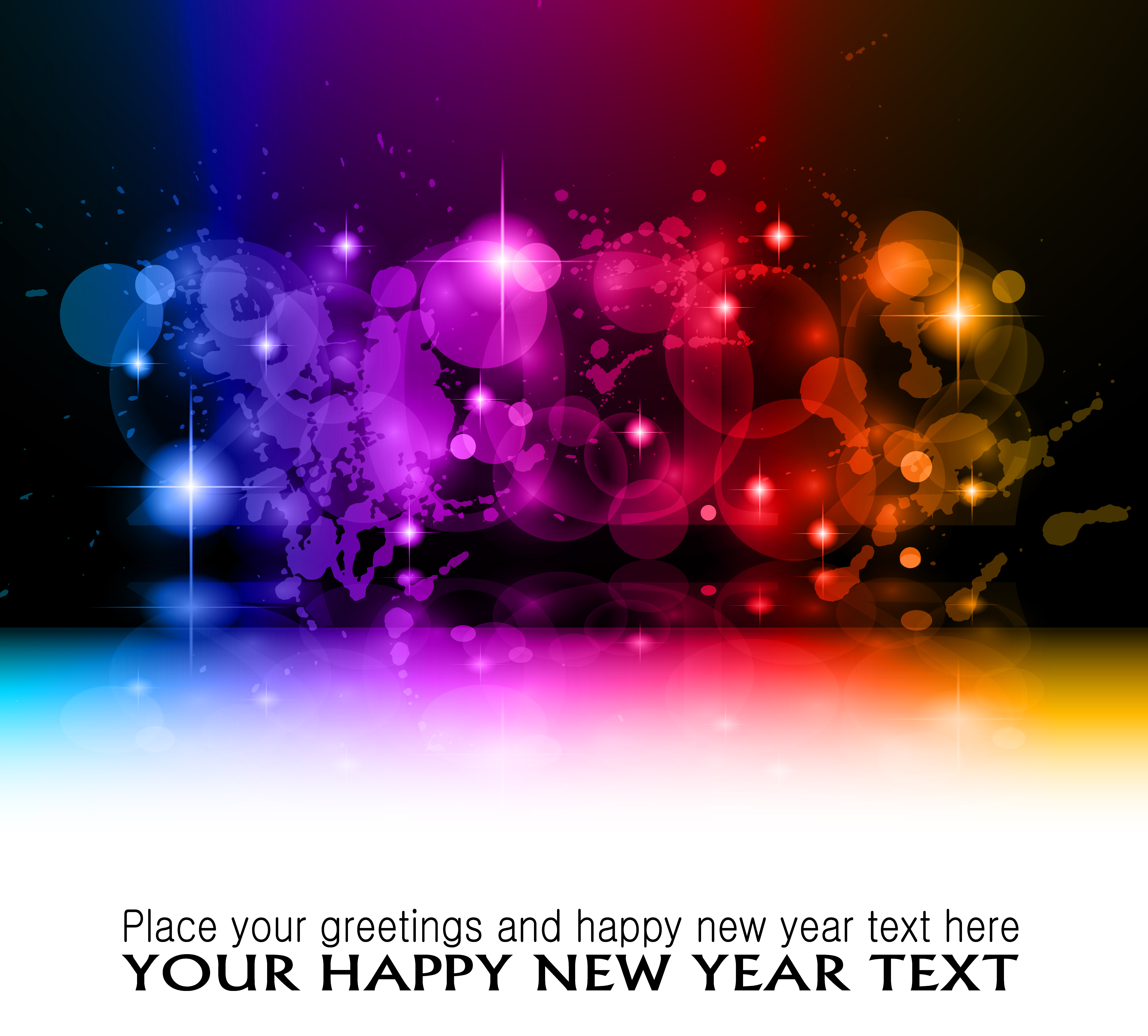 light effect background template modern dark colorful sparkling