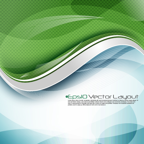 decorative background template bright modern elegant curves