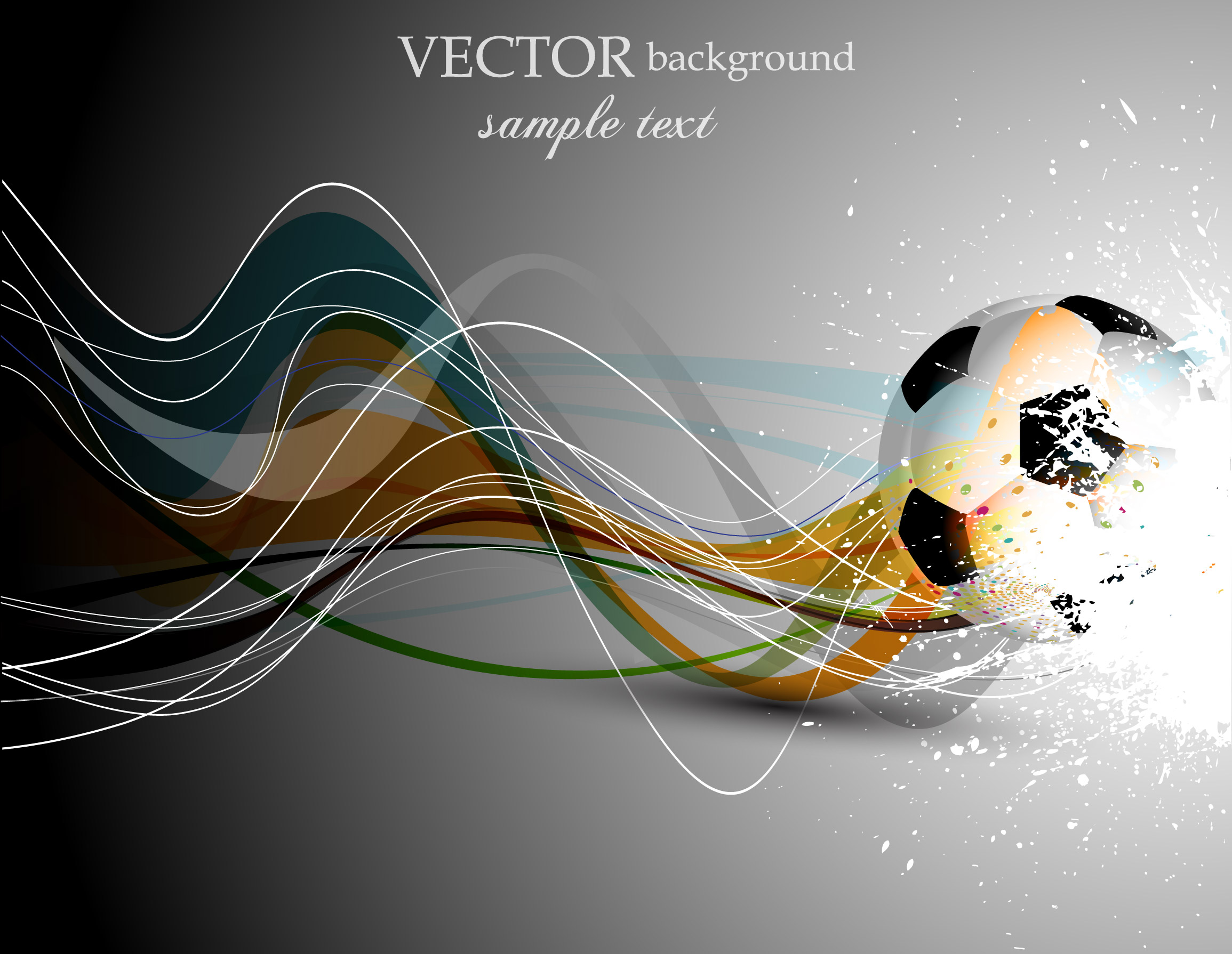 soccer background template modern dynamic design