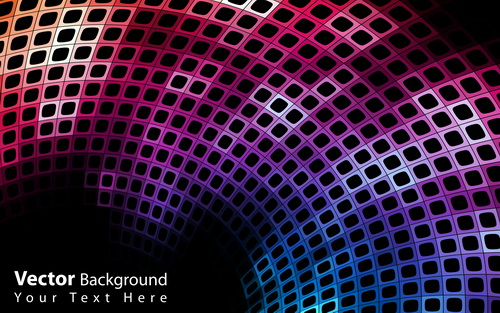 technology background template modern 3d dark squares shapes