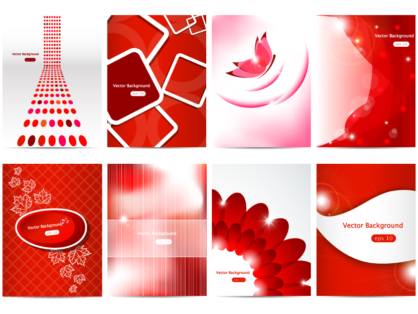 decorative background templates shiny luxury modern red design