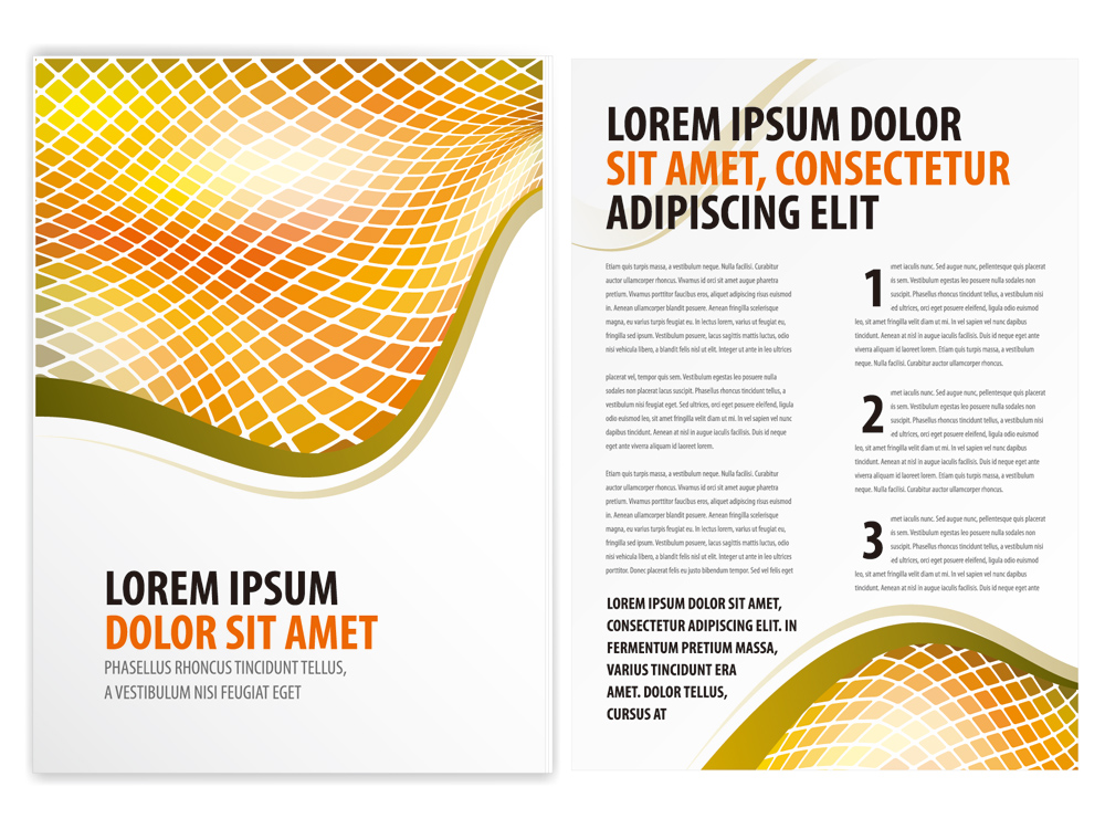 brochure template shiny modern dynamic mesh