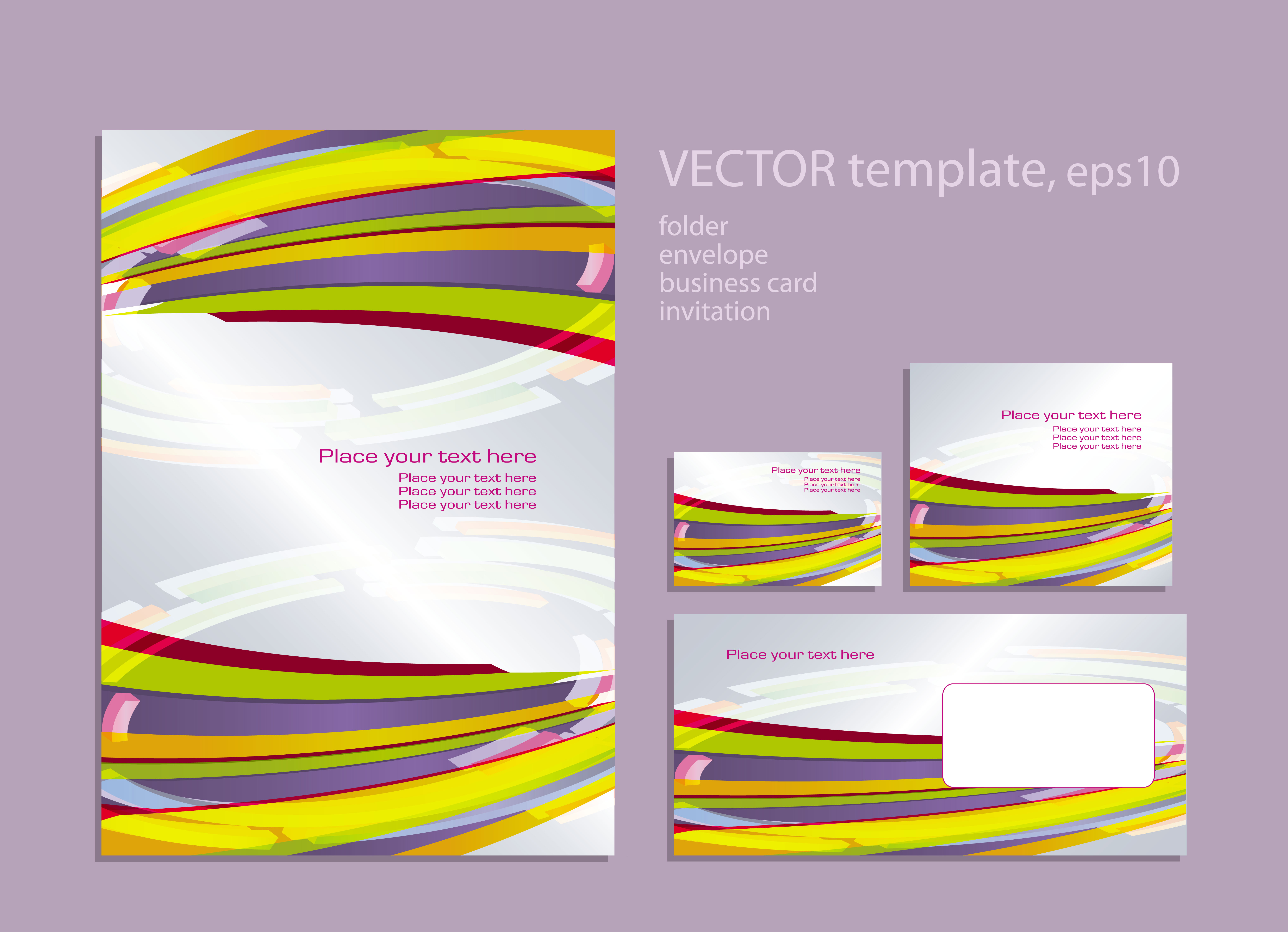 decorative cover templates bright colorful dynamic lines