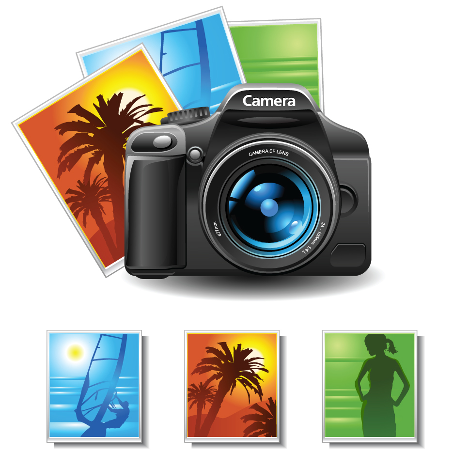 photograph design elements pictures camera sketch modern design