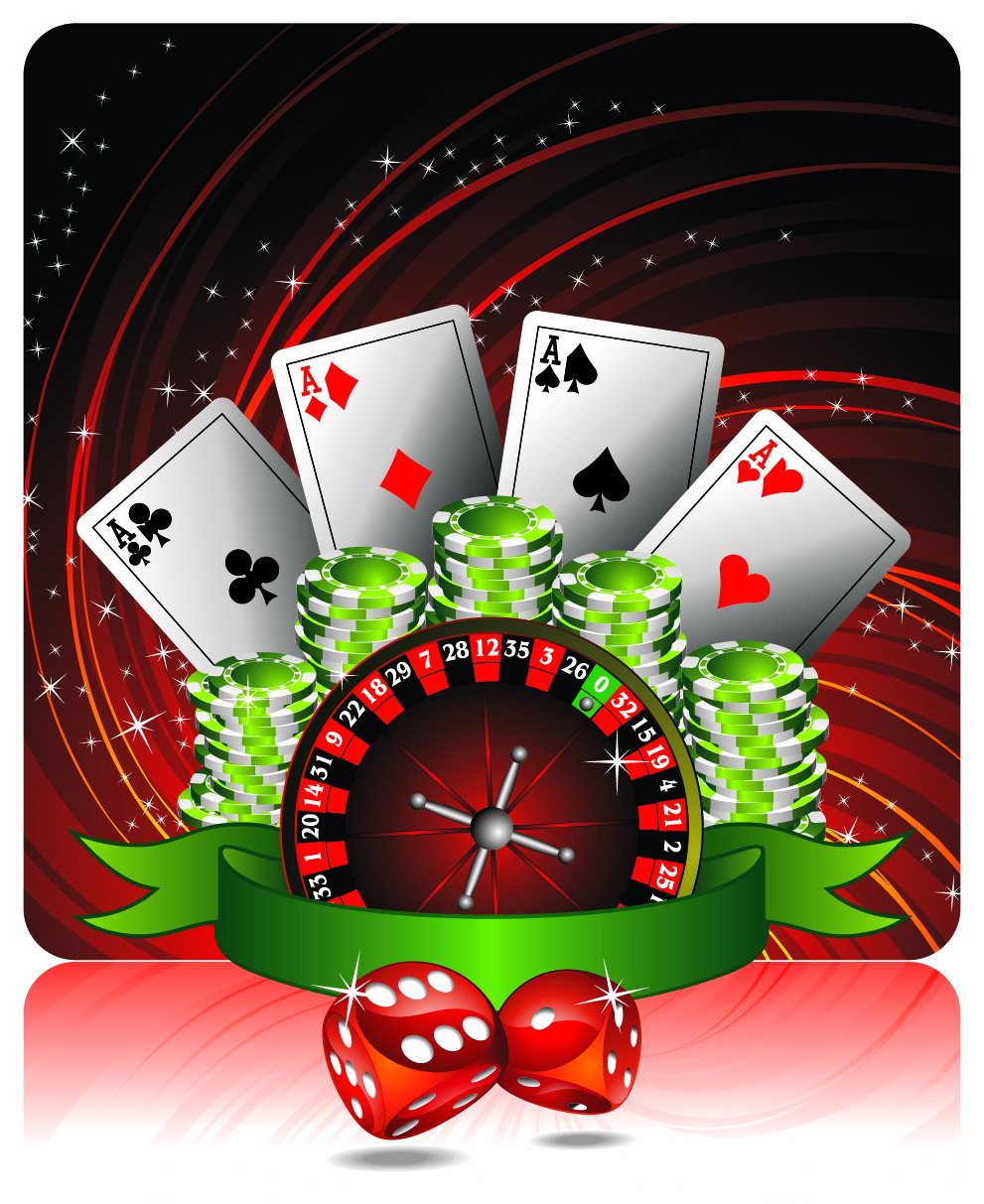 gambling background template shiny sparkling elements decor