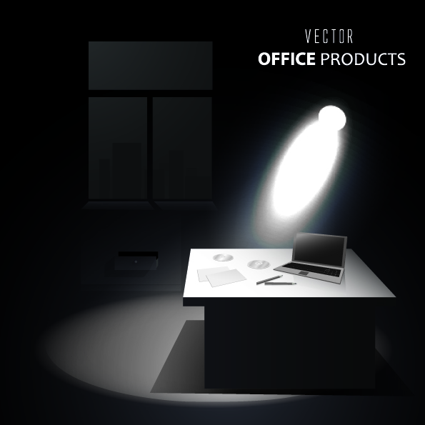 spotlight background template modern 3d sketch