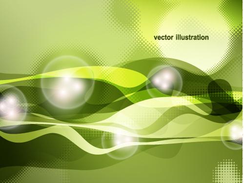 technology background template modern bubbles dynamic light decor