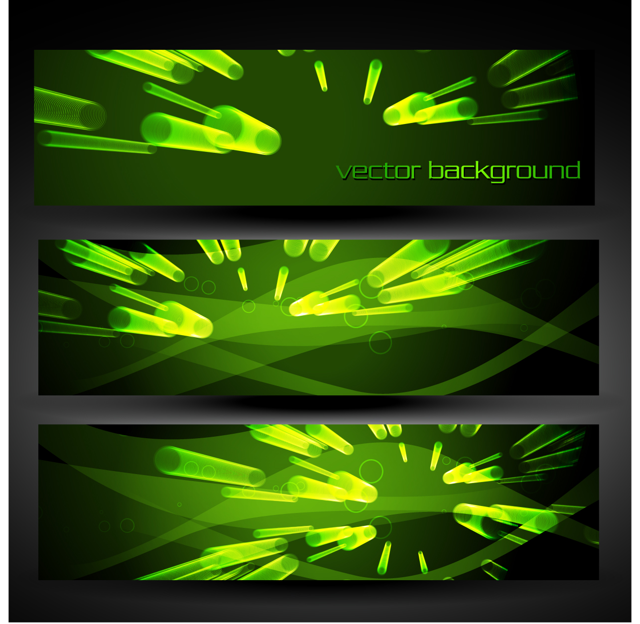 technology background templates dynamic green light effect 3d