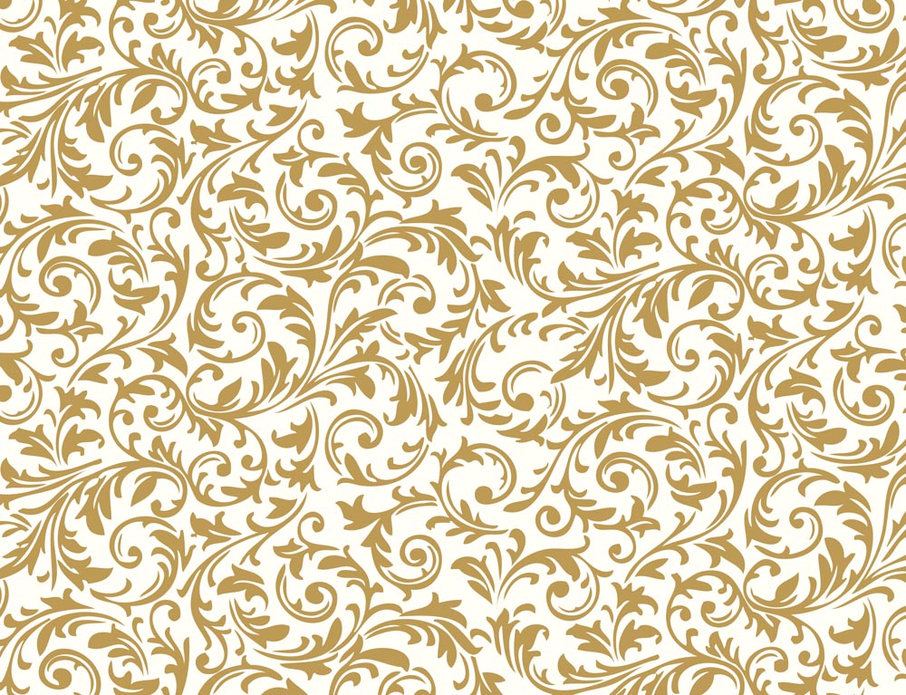 leaves pattern template classical seamless curves decor