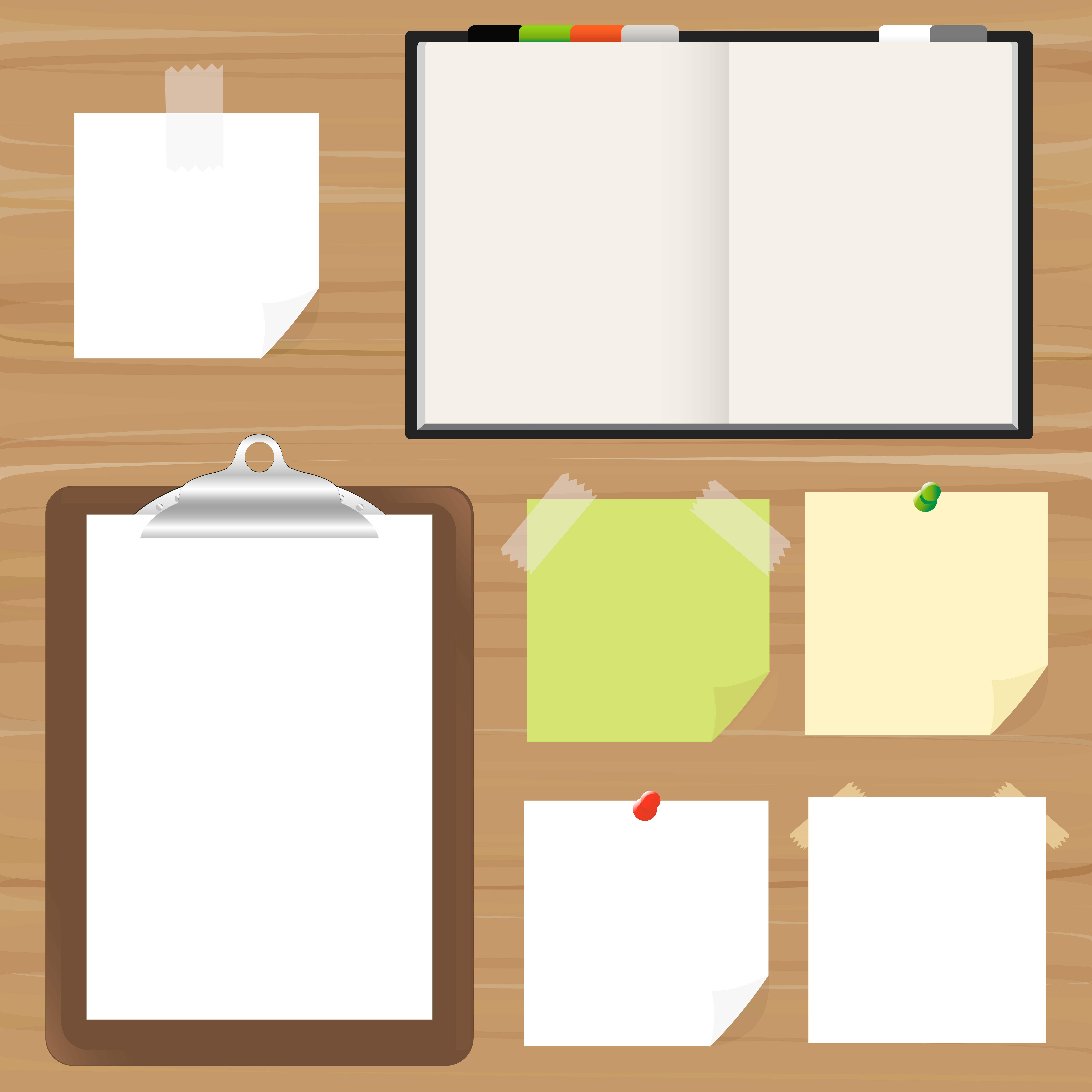 notes tools templates colored modern sketch