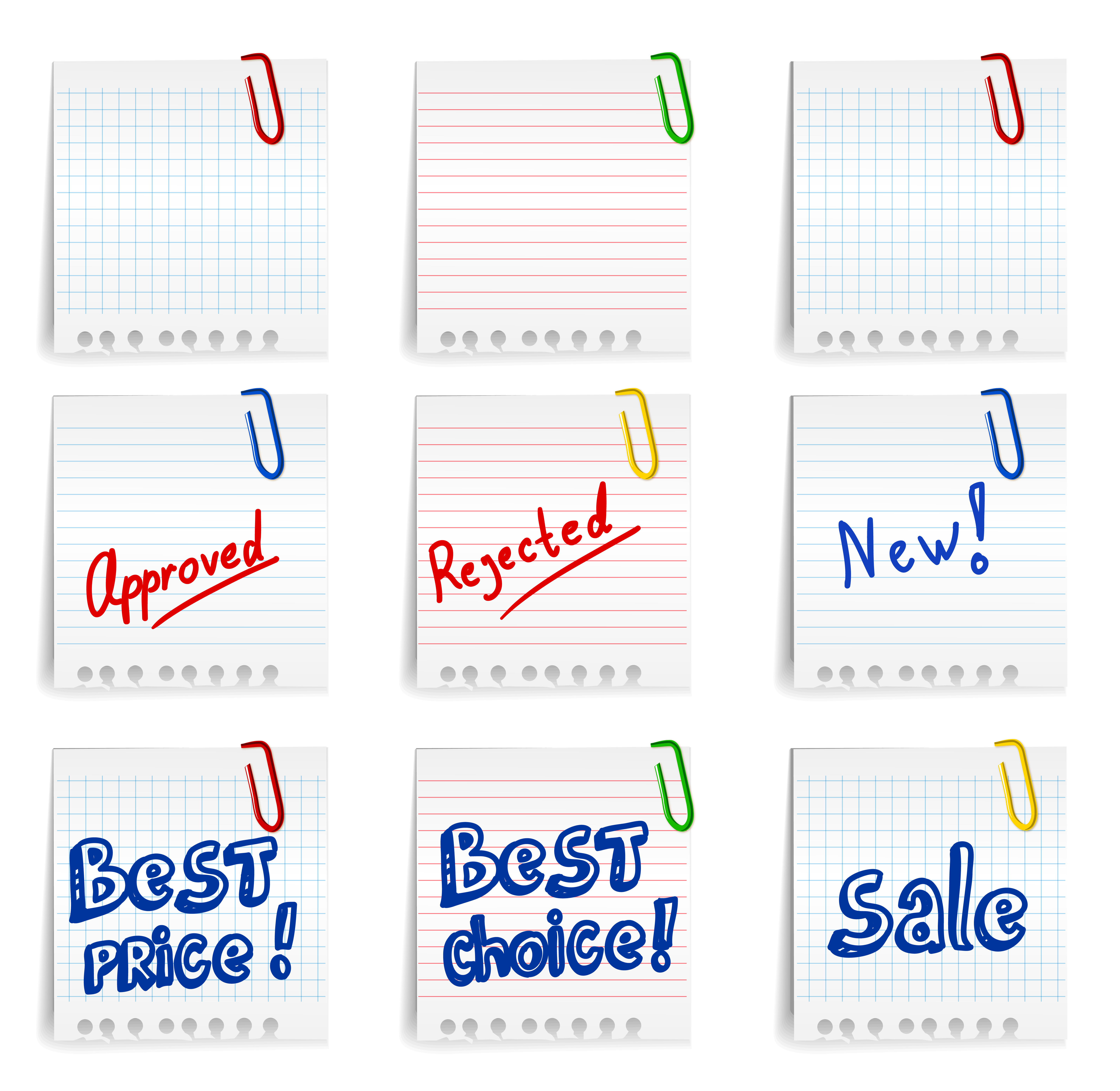 sale sticky note templates bright modern calligraphic decor