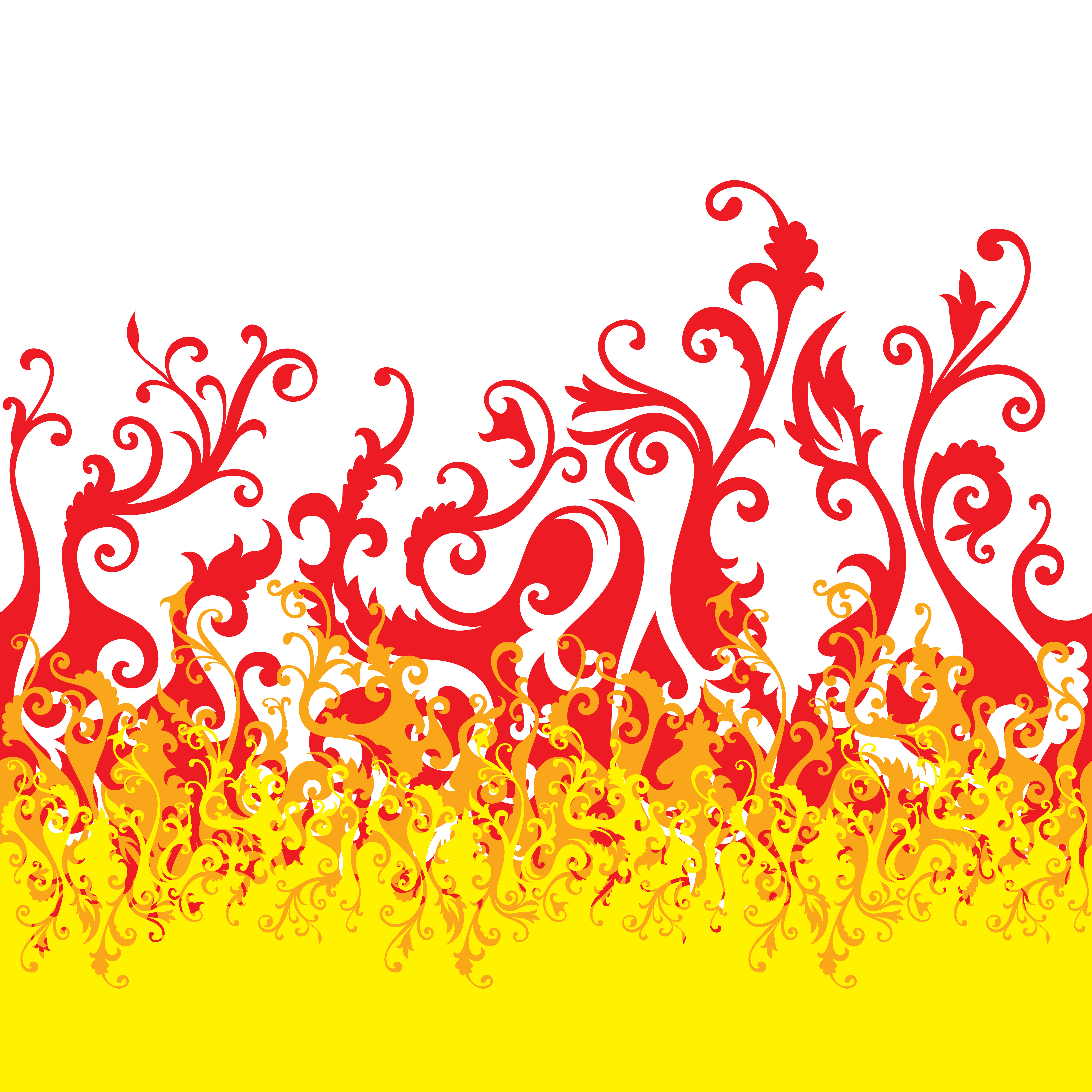 fire background bright dynamic curves sketch