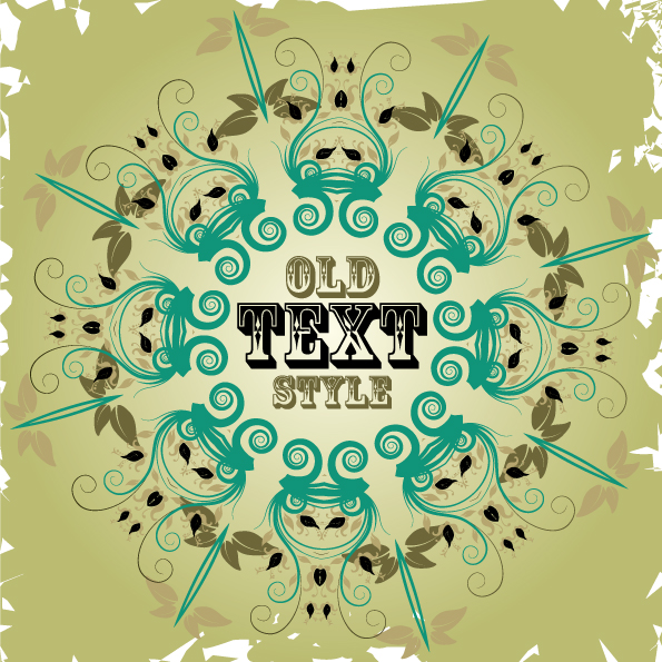 decorative background vintage design flat symmetric sketch