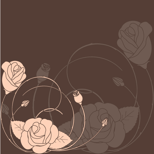 roses background dark handdrawn vintage blurr motion