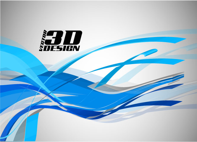 technology background dynamic 3d blue decor