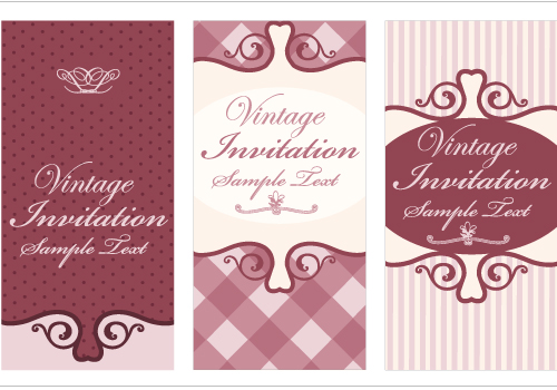 invitation card templates elegant classical decor