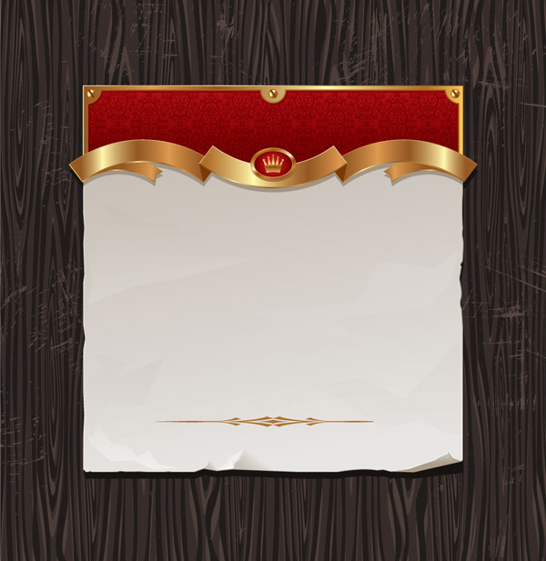 sticker template shiny luxury golden red decor