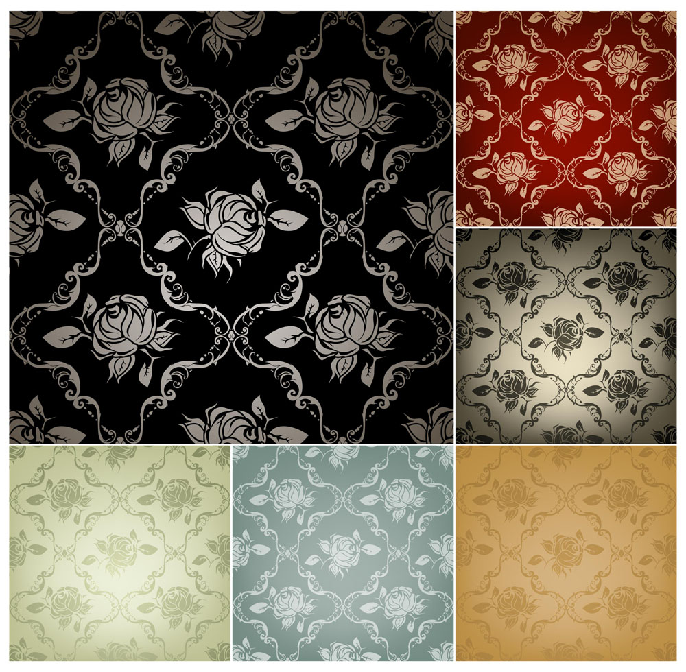 flower pattern templates elegant classical decor