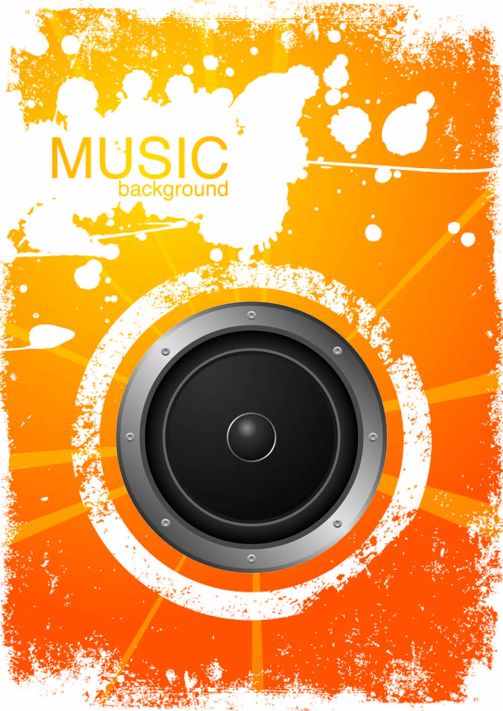 music background grunge decor speaker sketch