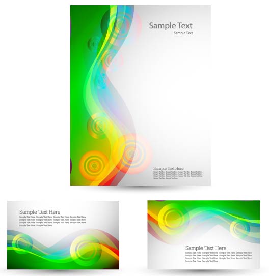 decorative backgrounds bright colorful abstract dynamic curves