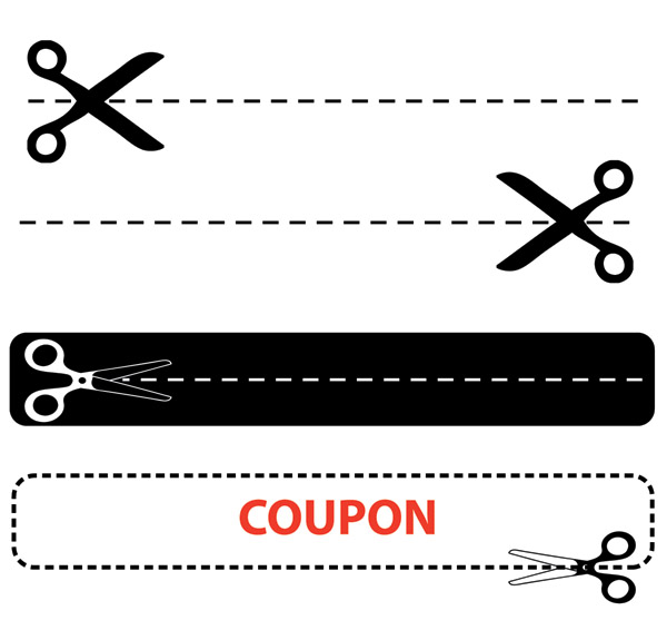 cutting lines templates classic flat scissors sketch