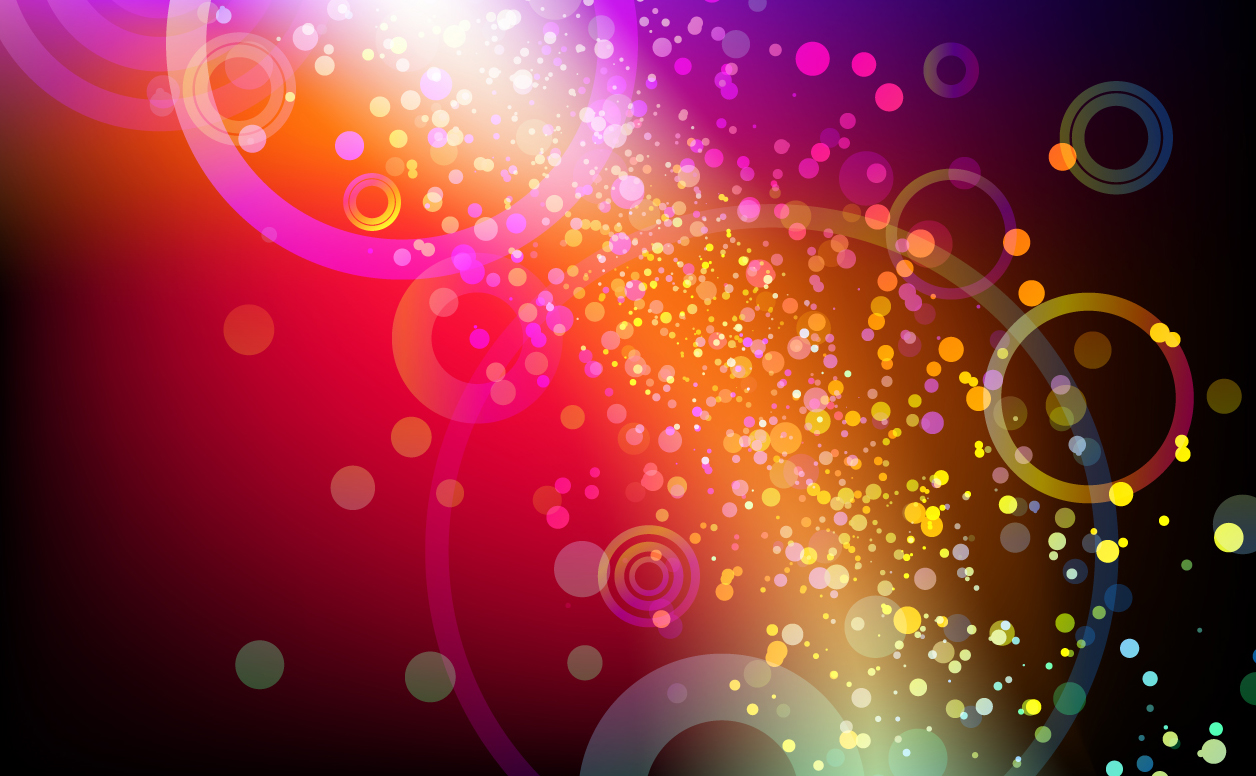 light background twinkling bokeh colorful dynamic design