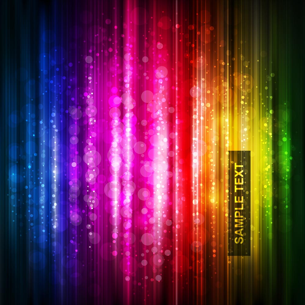 light background modern colorful bokeh decor