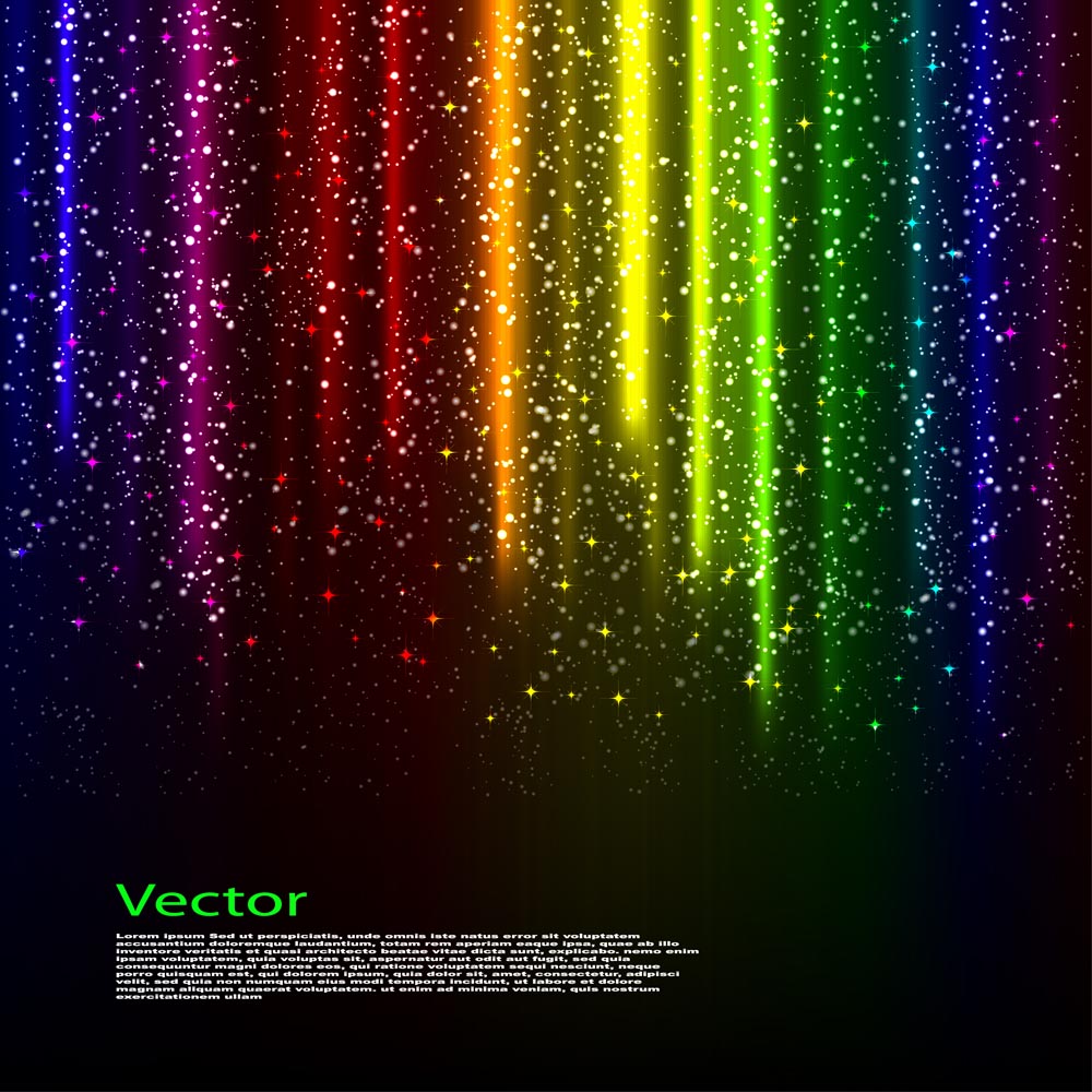 decorative background modern twinkling colorful light effect